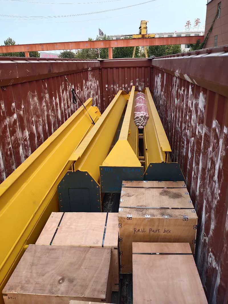 50 tons of double beam EOT crane shipped to Pakistan丨repurchase by old customers