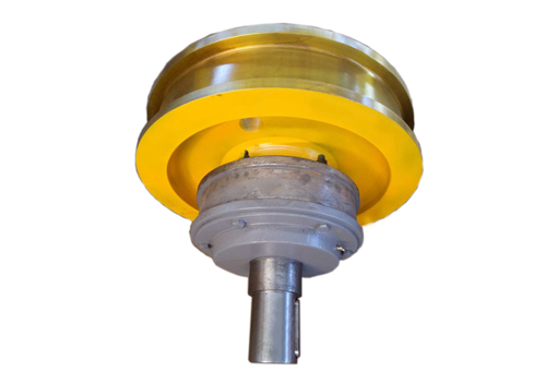 Forged wheel for overhead crane and gantry crane